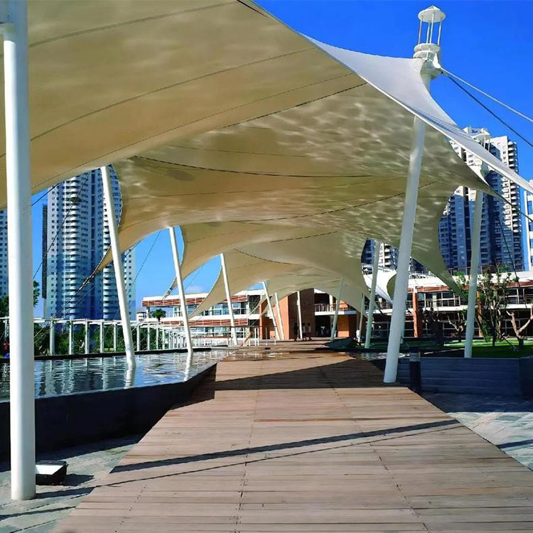 黄梅县膜结构景观棚