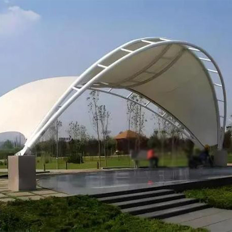 黄梅县膜结构景观棚