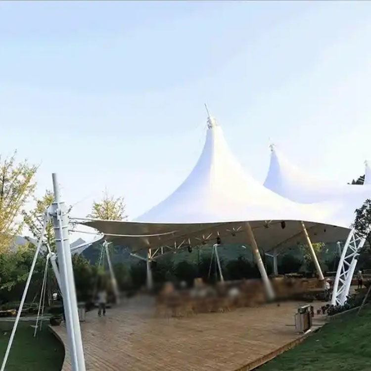 黄梅县膜结构景观棚